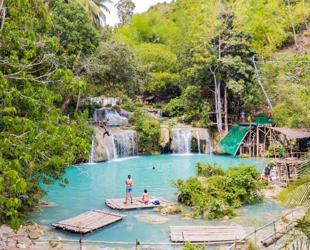 Cambugahay Falls in Siquijor Island