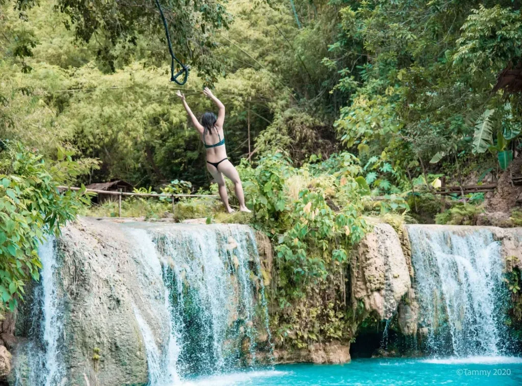 Cambugahay Falls in Siquijor Island - highlights of Siquijor Island Day Tour.
