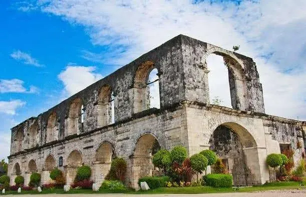 Baluarte sa Oslob historic watchtower standing along the coast of Cebu.