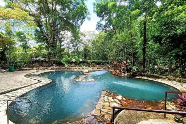 Mambukal Resort featuring lush greenery and a peaceful mountain setting.