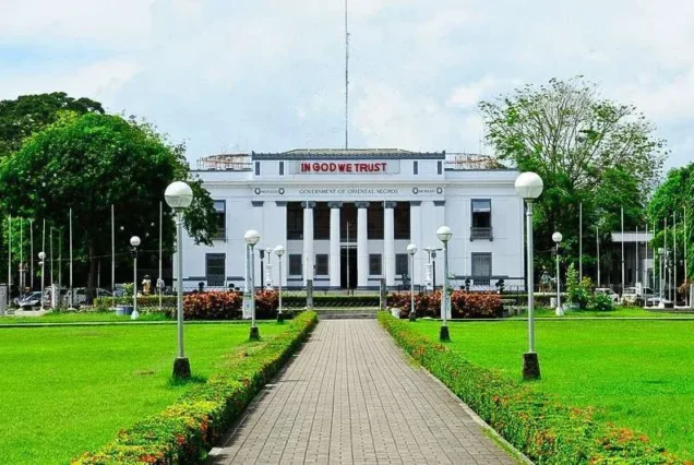 Negros Oriental Provincial capitol in Dumaguete city - highlights of the City Tour.