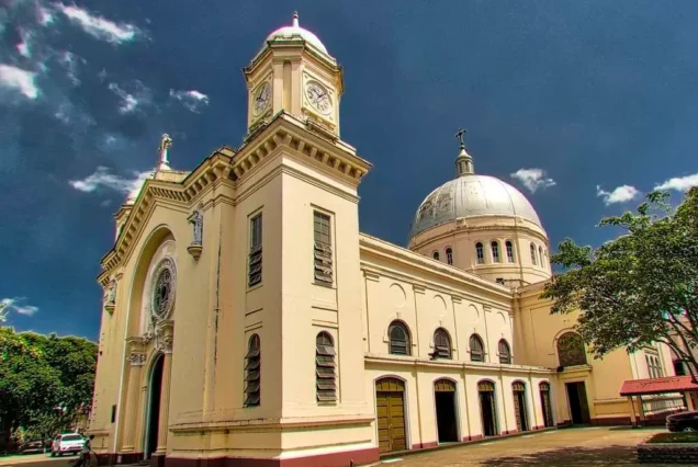 San Diego Pro-Cathedral in Bacolod City, featuring its historic façade and twin towers.