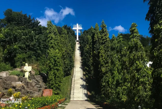 Garin Farm in San Joaquin, Iloilo, featuring lush greenery, scenic countryside views, and its famous religious pilgrimage attractions.